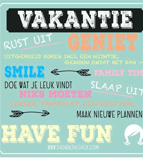 Vakantie spreuken en vakantiepret